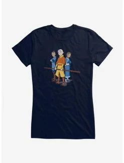 Deals ✨ Avatar: The Last Airbender Heroes 👧 Girls T-Shirt 🤩 -Hot Sale Avatar Store 13885486 hi