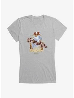 Budget 😀 Avatar: The Last Airbender Air Bend Aang 👧 Girls T-Shirt 🌟