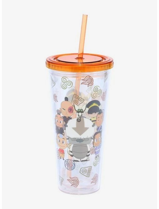 Cheapest ⭐ Avatar: The Last Airbender Chibi Group Acrylic Travel Cup 🛒 -Hot Sale Avatar Store 18220880 hi