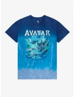 Wholesale 🎁 Avatar: The Way Of Water Ilu Ombre Wash T-Shirt 👍