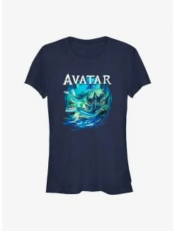 Buy 🥰 Avatar: The Way of Water Underwater Tulkun 👧 Girls T-Shirt ⭐